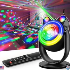 Disco Ball LED Lights Sound Activated Star Projector for Parties & Events