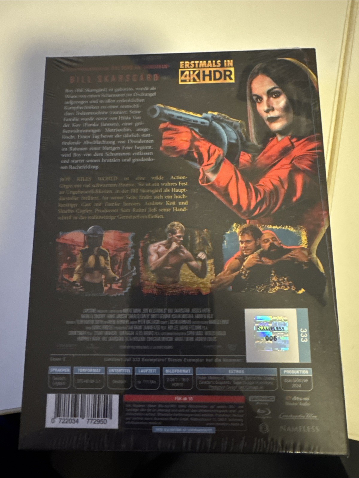 Boy Kills World (Cover A) – 4K Mediabook (UHD + Blu-ray Disc)