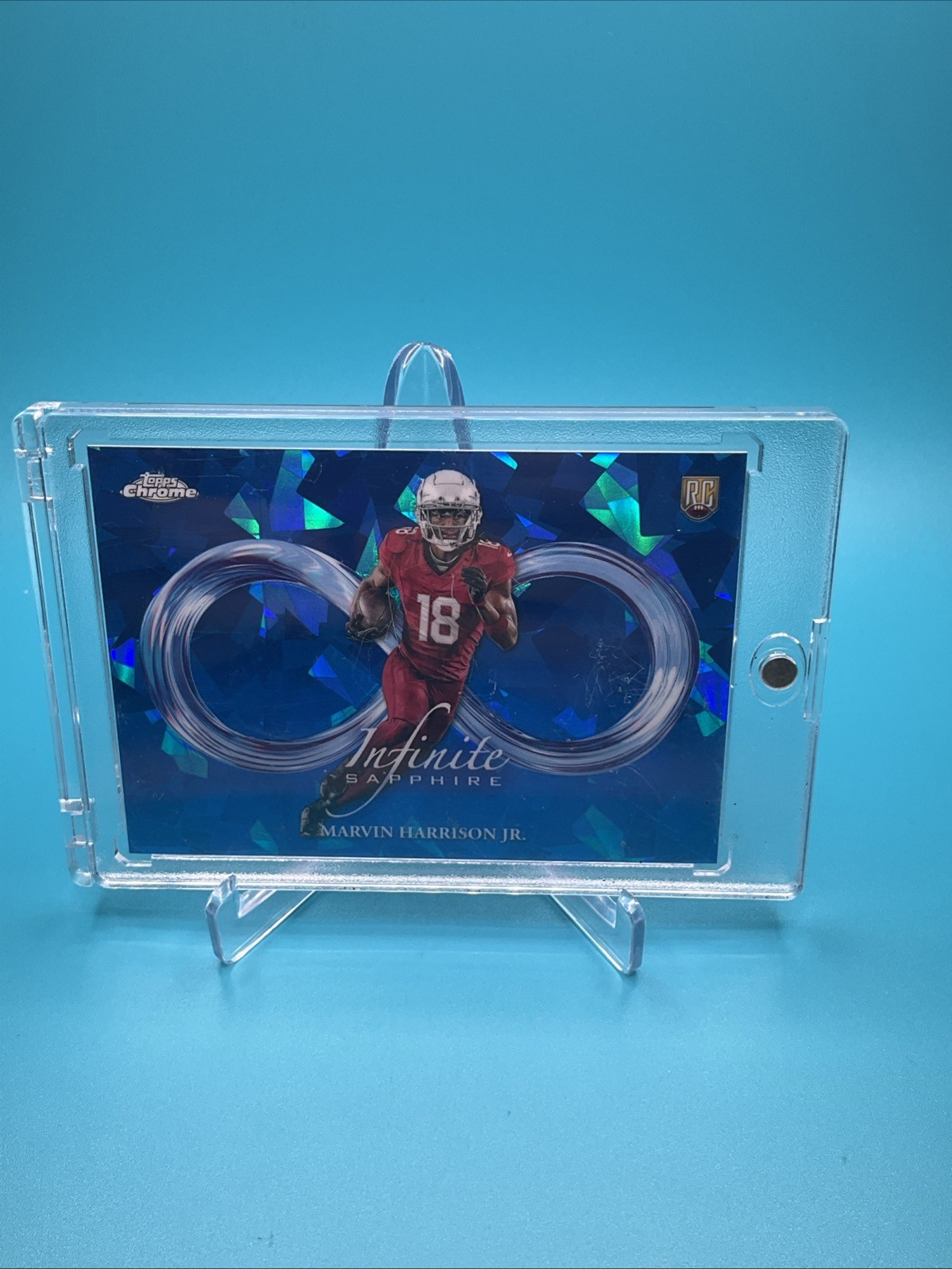 2024 Topps Chrome Sapphire Marvin Harrison Jr Infinite Rookie Case Hit #IS-6