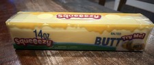 Squeezy Salted Butter Scented Yellow Squeeze Ball Stress Reliever 14 oz