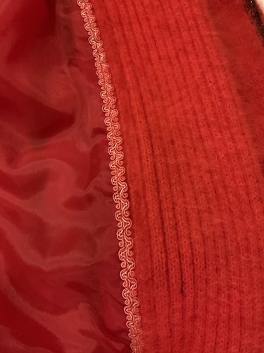 VTG 80’s Starlight Design 80% Angora Rabbit Hair Cardigan Sweater Women’s L Rare - Picture 14 of 18