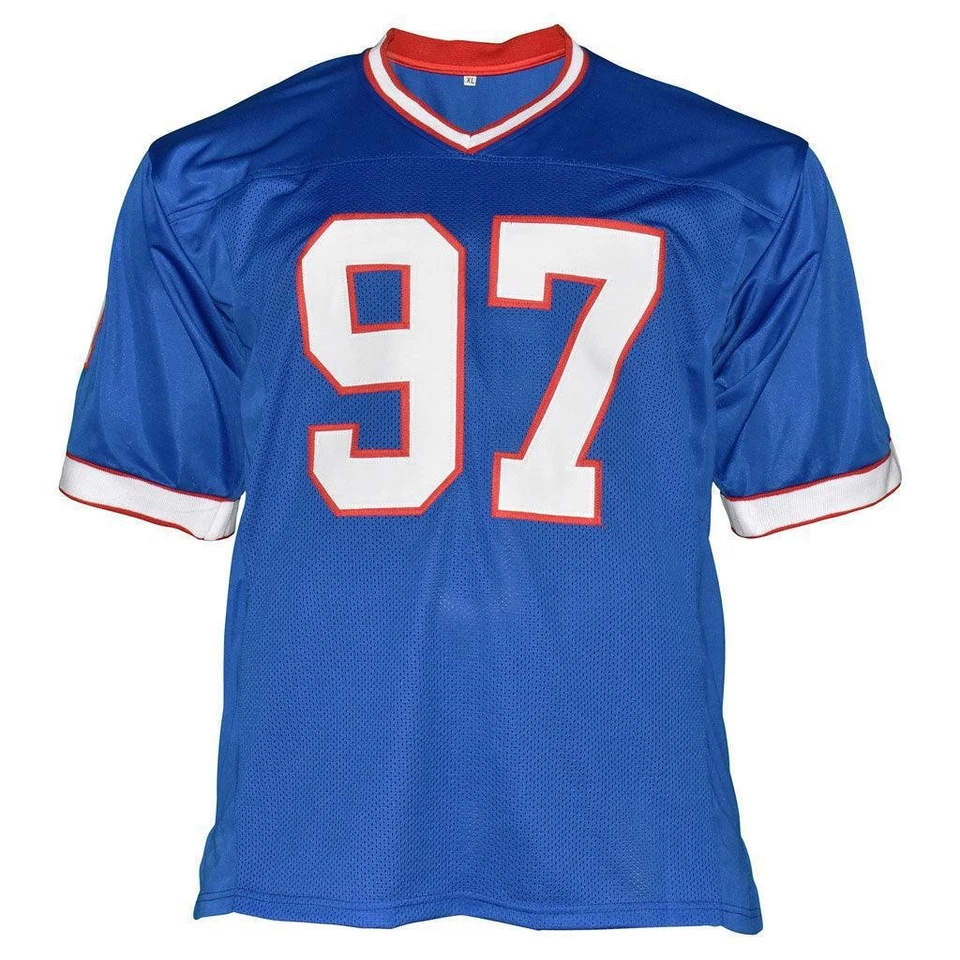 Cornelius Bennett Signed Buffalo Pro Blue Football Jersey (JSA) Foto 3 de 3