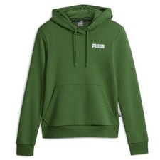 PUMA Essentials Logo Pullover Hoodie Womens Green Casual Outerwear 67134186