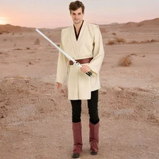 Hauntlook Force Master Halloween Costume Star Wars Jedi Adult Cosplay Dress Up