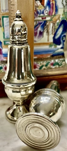 Shaker sale pepe Durkin rivestito in vetro argento sterling - Foto 4 di 4