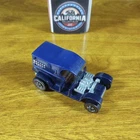 Vintage Hot Wheels Redline Paddy Wagon Blue Gold Letters USA 1970 Police Vehicle