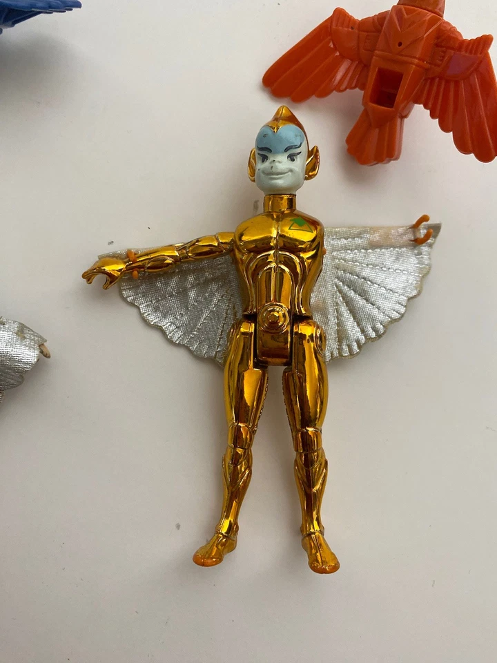 Lote Figuras de Acción Silverhawks Vintage Kenner Años 80 Juguetes Steelheart Copper Kid Foto 4 de 4
