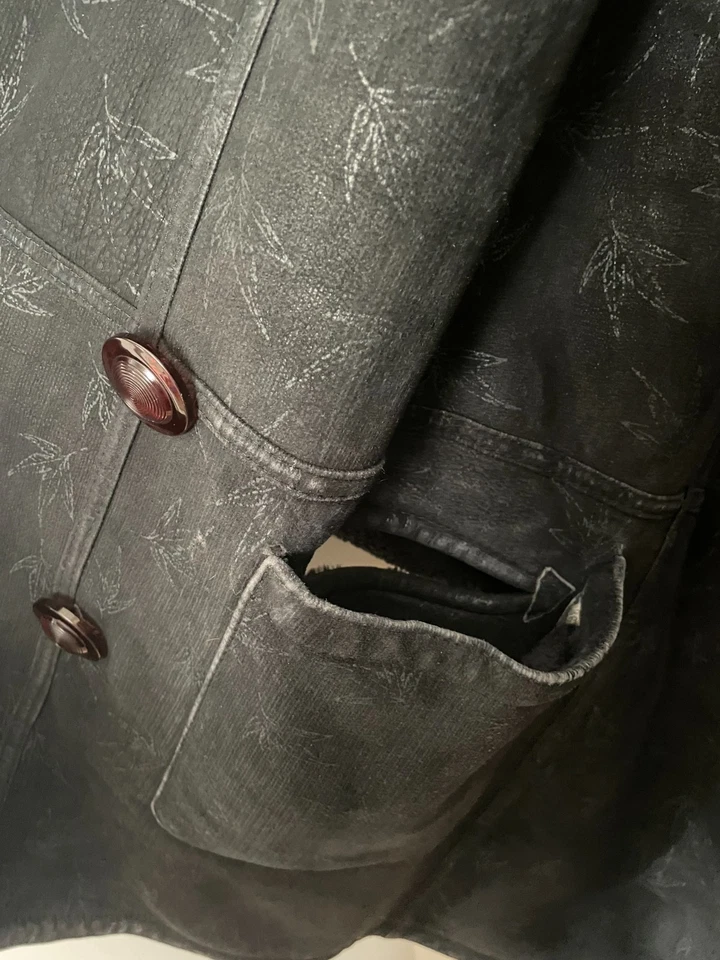 VINTAGE! 80s LG Black Long Faux Fur Coat Womens Made In Italy - Image 3 of 4