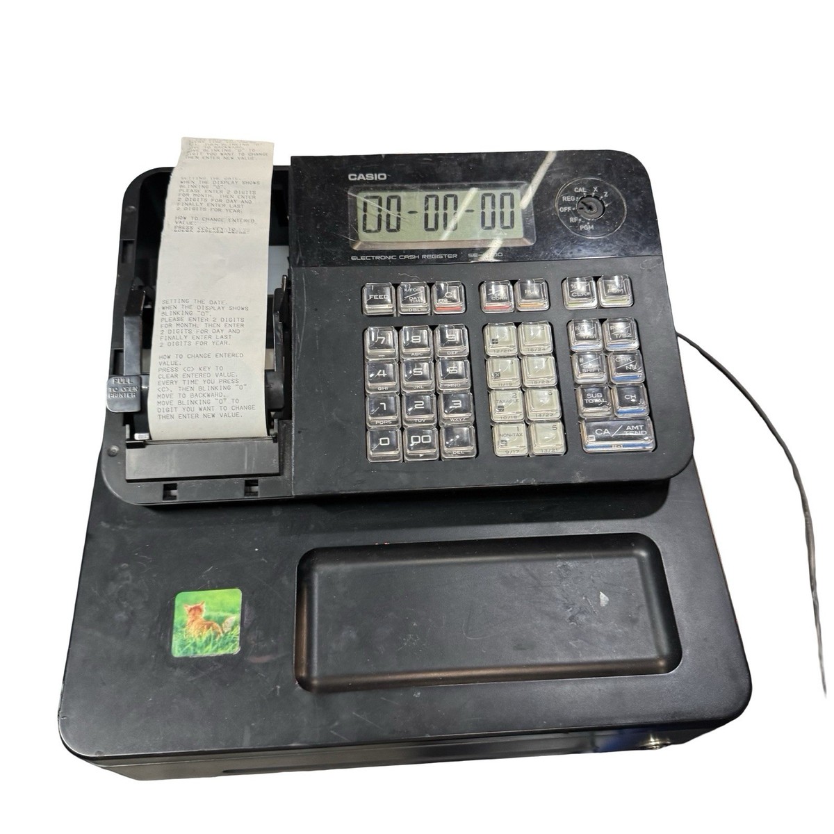 Casio SE-S700 Electronic Cash Register - Black for sale online | eBay
