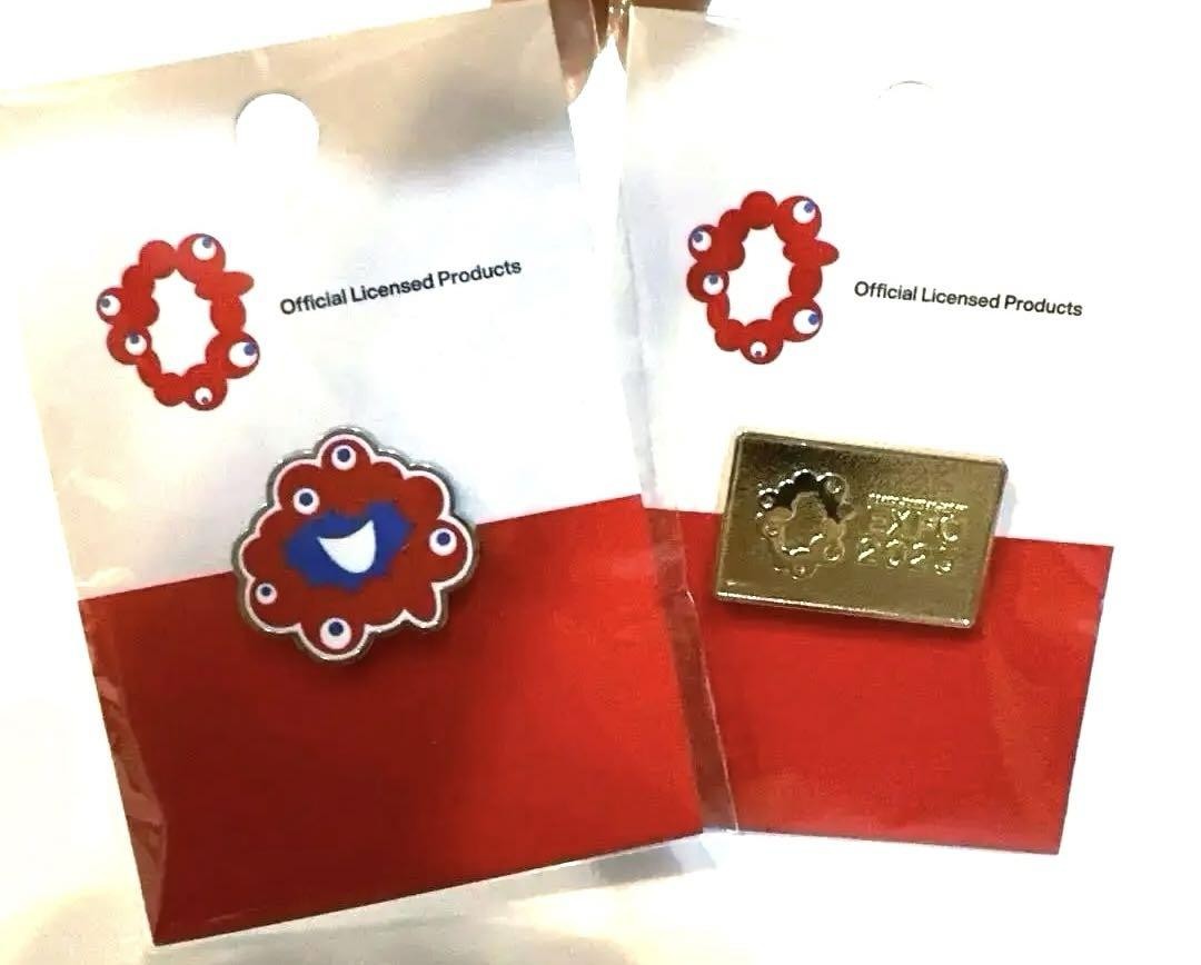 Myakumiak Pin Badge Set Osaka Expo 2025 Official Logo Gold 2
