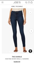 Joe   s The Charlie High Rise Skinny Ankle The Charlie Sundown Size 26