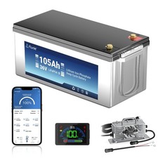 SECOND-HAND 7.68kWh 36V 105Ah LiFePO4 Lithium Battery For Golf Cart EGZO Yamaha