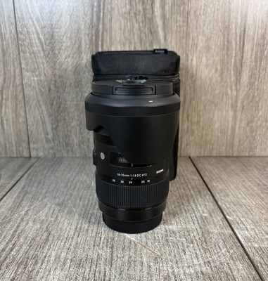 Sigma 18-35mm f/1.8 DC HSM Art Lens APS-C w/ Hood Caps & Case