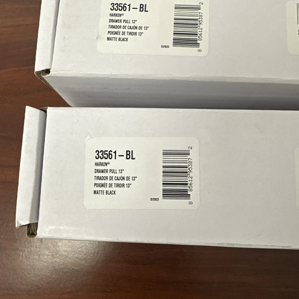 KOHLER HARKEN / ARTIFACTS 33561-BL DRAWER PULL 13" MATTE BLACK X WOOD TONE - Imagem 2 de 2
