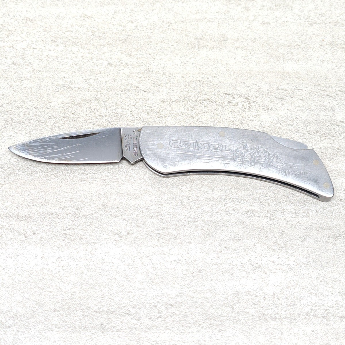 Zippo Camel 1994 Single Blade Folding Knife | eBay
