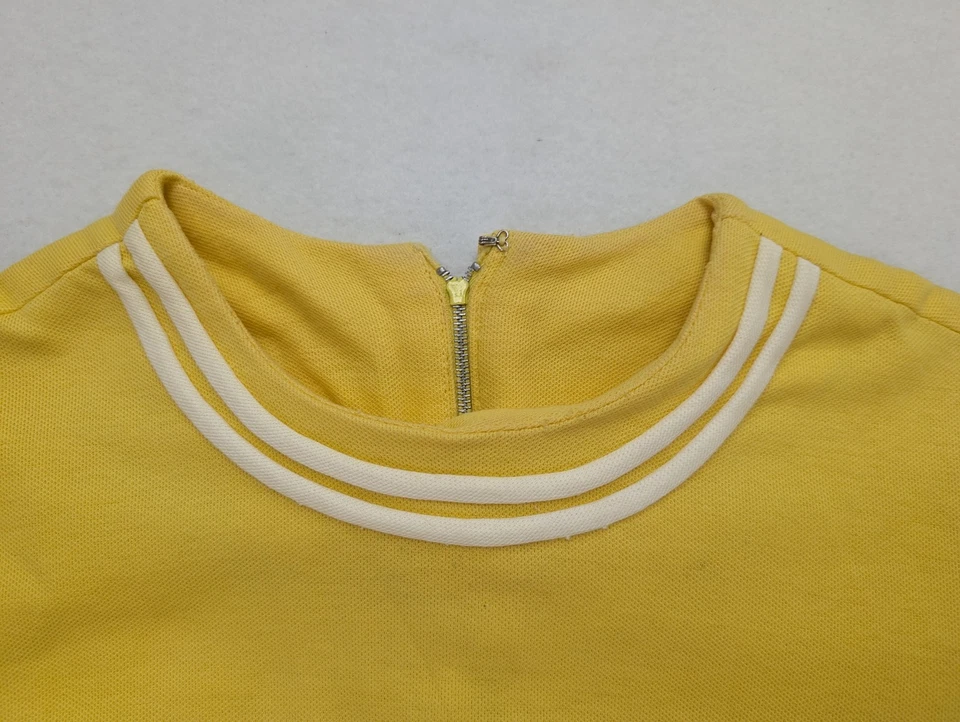 Vestido Para Mujer Vintage Años 60 70 Sears Amarillo Funda Mod Talla M Foto 4 de 4