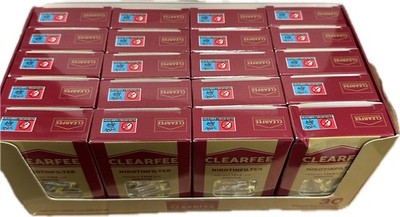 Clearfee 20x 30er Päckchen Zigarettenfilter | mit Reise-Etui | 8mm Regular