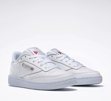 Reebok Womens Sneakers Size 8 Club C 85 Tennis White And Light Grey Shoes