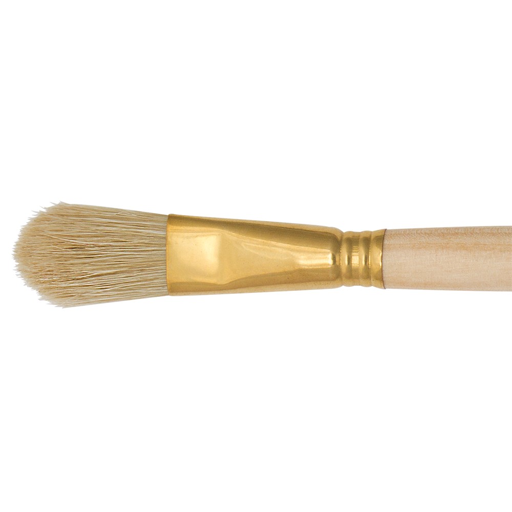 Escoda : Natural : Hog : Series 7040 : Flat Filbert : # 16