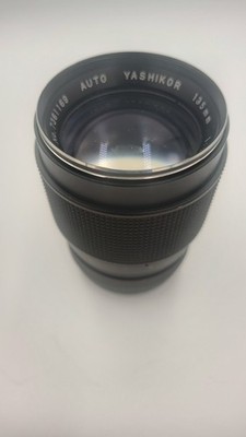 Yashica 135mm 1:2.8  Telephoto Lens Used, Condition Good, UNTESTED 