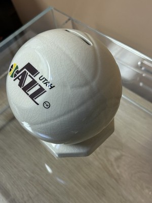 Utah Old Utah Jazz Advertising Penny Bank 1980s Very Rare!