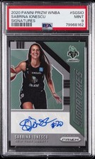 2020 PANINI PRIZM WNBA SIGNATURES #SGSIO SABRINA IONESCU PSA 9 AUTO