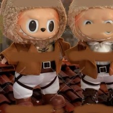 New Labubu Eren Dress Up Clothes Attack on Titan