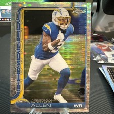 2025 Topps Chrome Keenan Allen Pulsar Refractor #155 Los Angeles Chargers