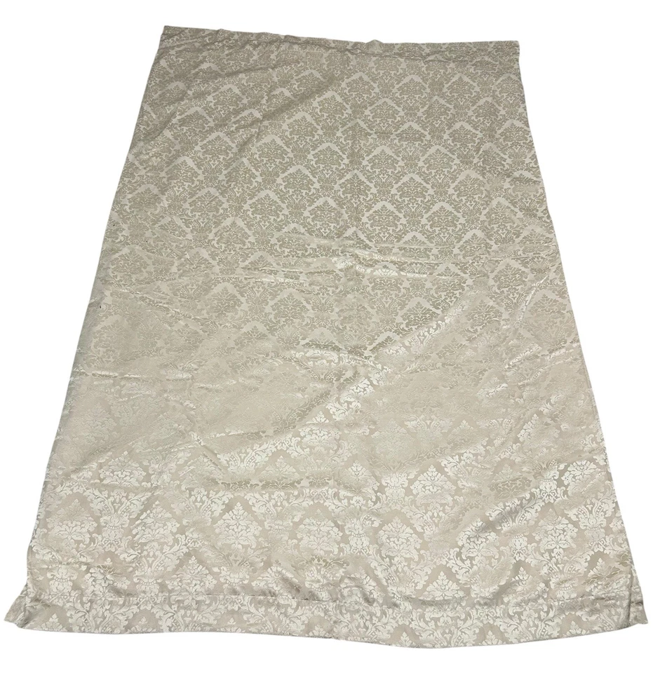 Chaps Cortinas Paneles Dorado Estampado Floral 54 pulgadas x 84 pulgadas Largo Colgante Lote De 2 Lujo Foto 3 de 4