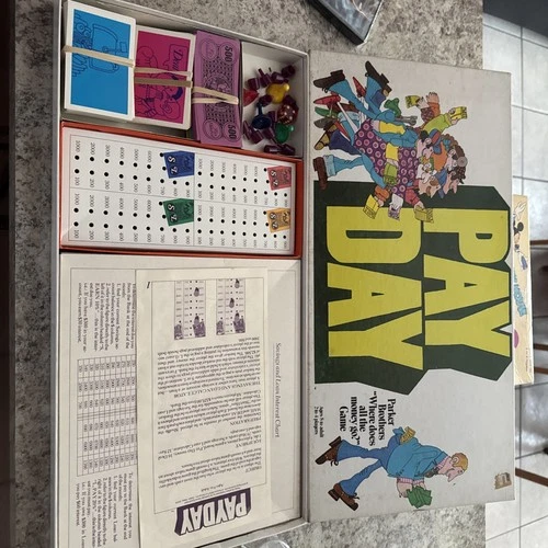VINTAGE Payday Board Game COMPLETE Parker Brothers 1975 Family Clean