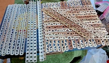 44 pc A.C. GILBERT ERECTOR SET girders