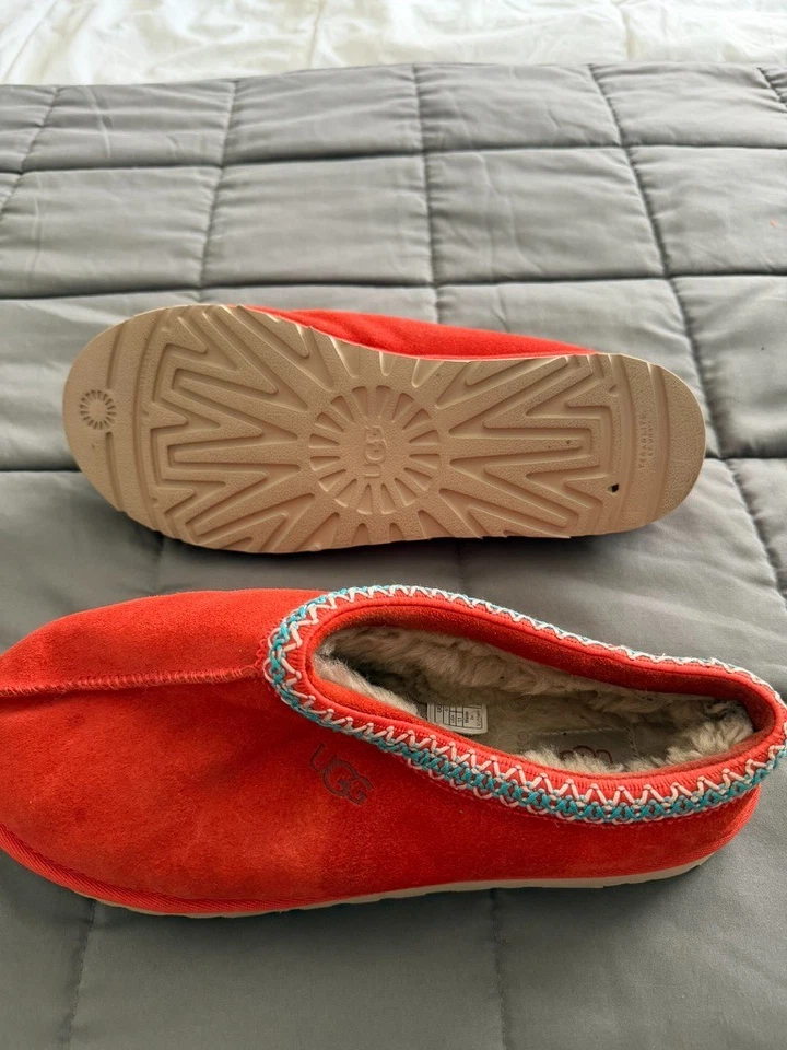 Zapatillas UGG Tasman para hombre 11 gamuza terracota forradas de piel de oveja Foto 3 de 4