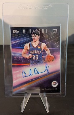 Brooks Barnhizer 2025-26 Topps Midnight /75 Auto Dusk RC Rookie Thunder #RHS-BB