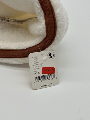 Free People Movement Back Roads Beanie NWT Ivory/Brown FP  display picture 1