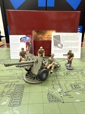 W. Britain, 17587, British 25Pd. Field Piece with Crew