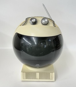 Vintage 1970s JVC Videosphere 3240 Space Age Rotating/Hanging Sphere TV - WORKS