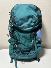 GREGORY Teal Green Jade 38 Hiking Mountain Climbing Outdoor Backpack Sm/Md