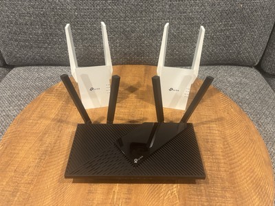 TP-Link AX1800 WiFi 6 Router w/ 2 Range Extenders