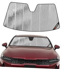 Windshield Sunshade for Kia K5 2021-2026 Front Window Sun 2021-2026 K5 Silver