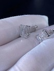 15th Daughter Birthday Stud Earrings Emerald Lab Grown Diamond 14k Gold #251 — photo 9
