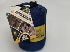 Wise Owl Outfitters Camping Portable Hammock w/ Tree Straps Double Owl Navy