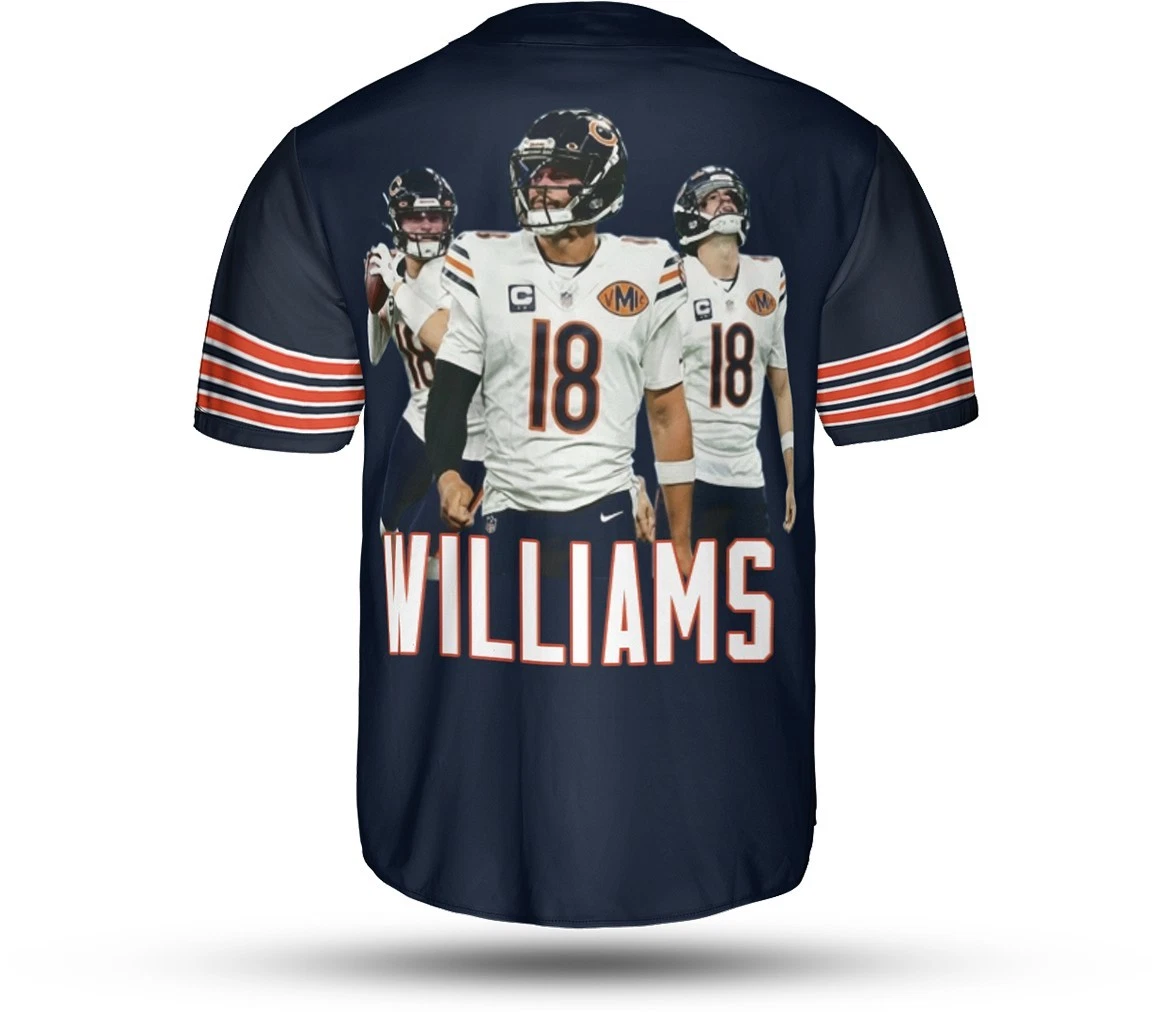 Caleb Williams #18 Name and Number Chicago Bears Team!