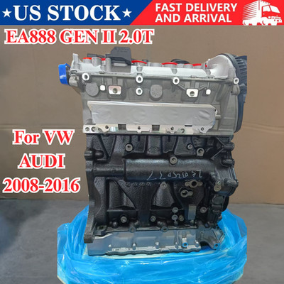 For Audi VW EA888 Gen-2 2.0L Gas Turbo TSI 4-Cylinder Long Block Engine Assembly