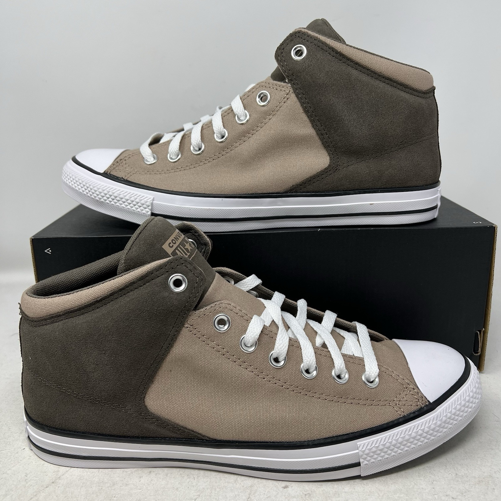 Converse Chuck Taylor All Star High Street Mid Mens 12 Cargo Truffle White Converse High Street Mid | Men main image 2