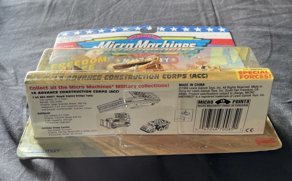 Micro Machines Military #4 Advance Construction Corps (ACC) Rare Find - Image 3 of 3