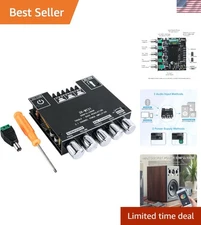 2.1 Channel Bluetooth Power Amplifier Board - 50W×2+100W Output, DIY Audio