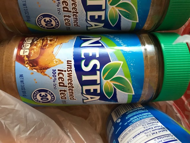 Nestea Unsweetened Iced Tea Mix 100% Tea 3 Oz 85 Grams Makes 30 Quarts