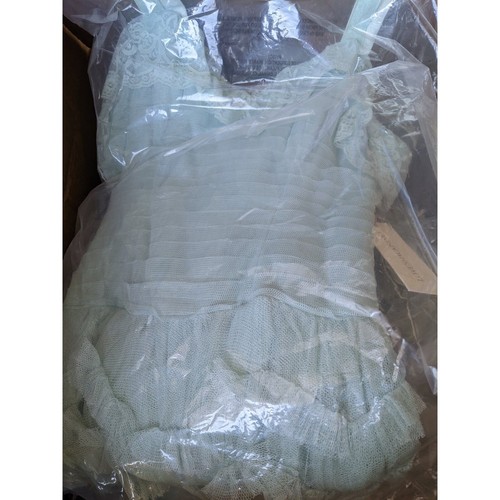 NWT LoveShackFancy Sharelle Gown mint blue SZ 2 Retail 895 - Picture 8 of 9