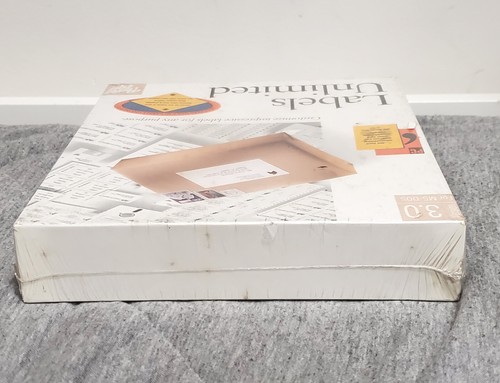 Labels Unlimited - DOS - factory sealed big box - vintage 5.25 3.5" floppy disks - Picture 4 of 7