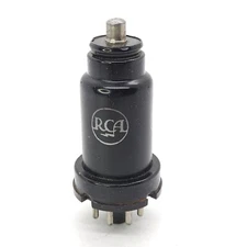 RCA Vintage Vacuum Tube Model 6K7 Metal For Radios Amplifiers Audio Valve Tested